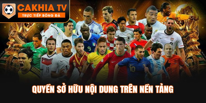 Quyền sở hữu nội dung trên nền tảng